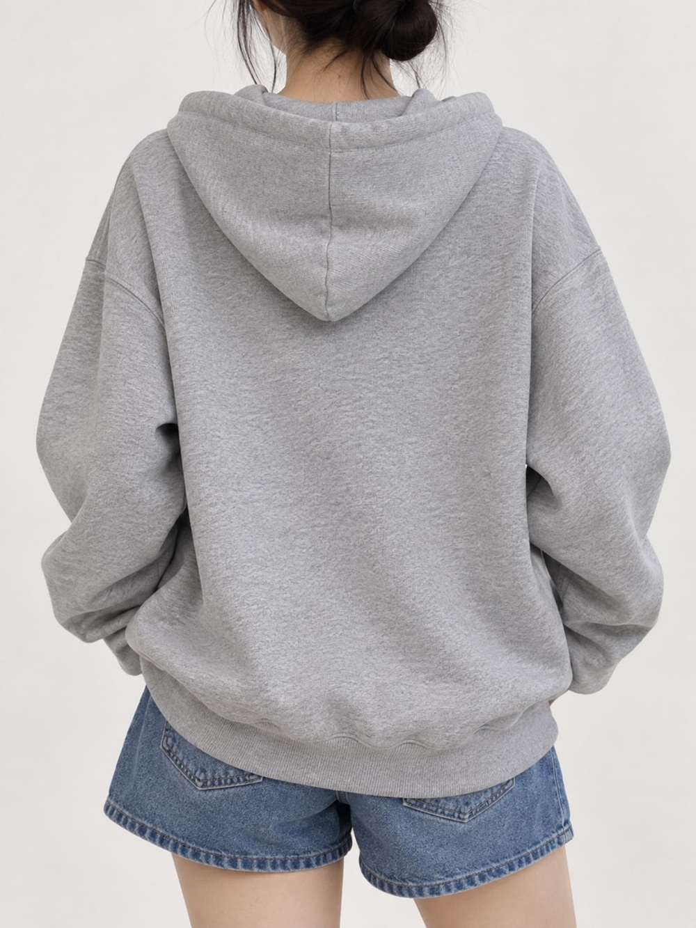 Letter Graphic Long Sleeve Hoodie - Picture 14 of 16